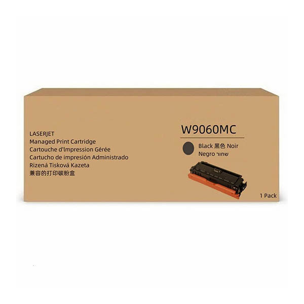 HP W9060MC toner zwart (origineel) let op: verpakking iets gemarkeerd